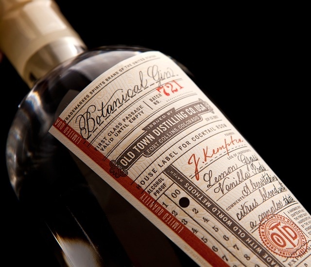 Chad Michael Studio for Old Town Distilling Co. #packaging #design #label