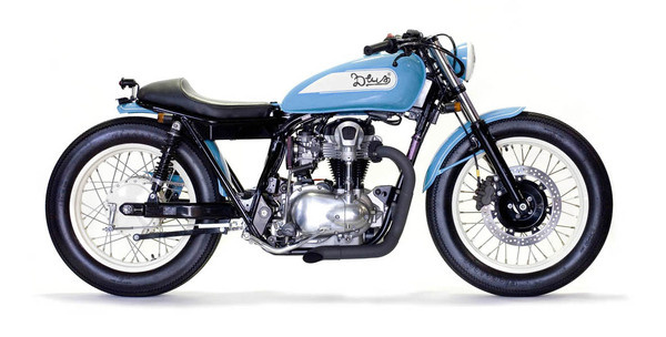 Deus W650 Bobber #motorbike #engine #racer #cafe #deus #vintage #blue #bobber #motorcycle
