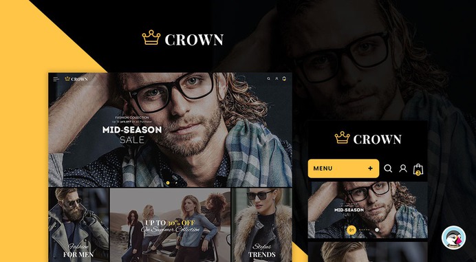 #Crown #Fashion #Apparels Store - #Prestashop #Responsive #Theme | #TemplateTrip #eCommerce #Website #Template