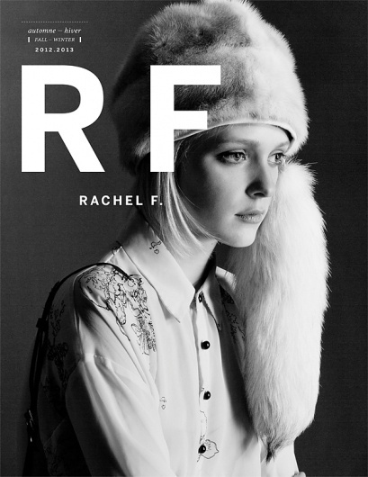 rachelf_AW_2012 - Jimmi Francoeur photographer & director #fashion #typography