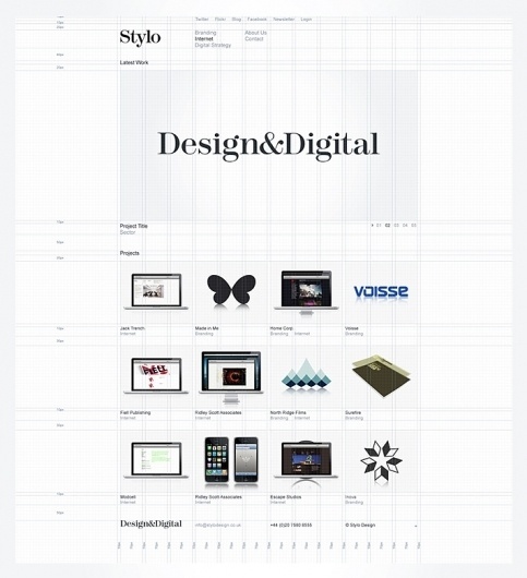 Stylo Design - Design & Digital Consultancy - Stylo #grid #guidelines