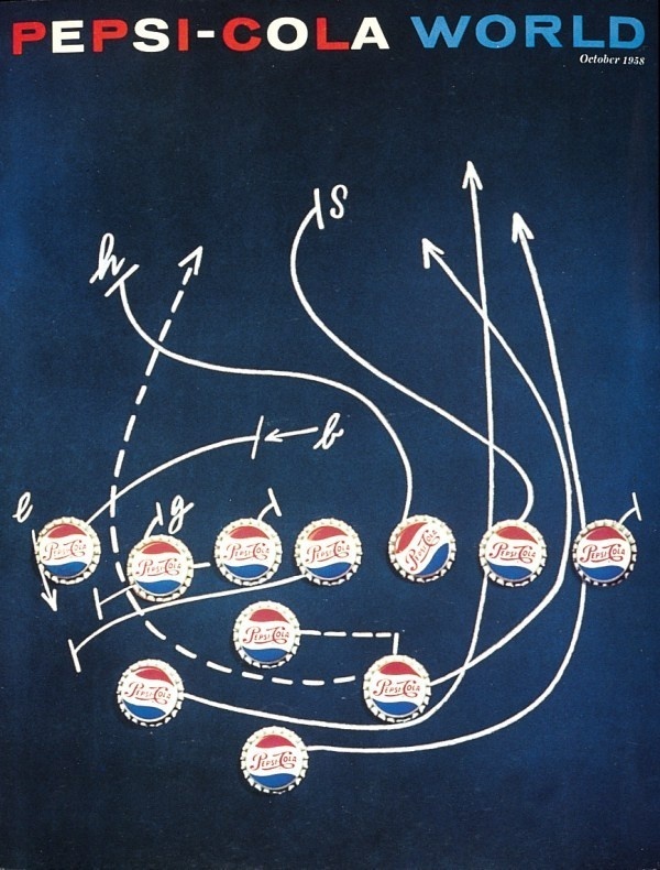 Robert Brownjohn | PICDIT #design #pepsi #vintage #art #poster