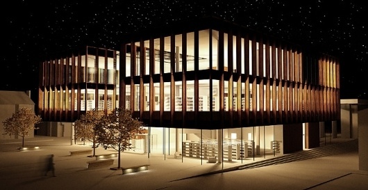 Town Library, Altrincham - Thomas Waddington #architecture #library