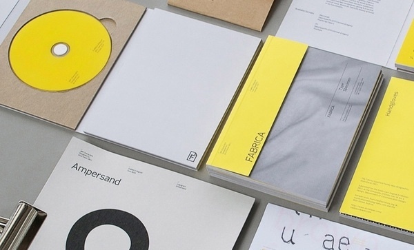 Project Fabrica Typeface on the Behance Network #font #specimen #yellow #clean #minimal #typeface