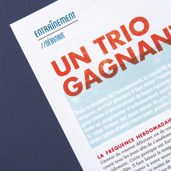 KMAG #print #design #magazine #editorial #edition #sport #running #health #run #course #kmag #jogging #pied