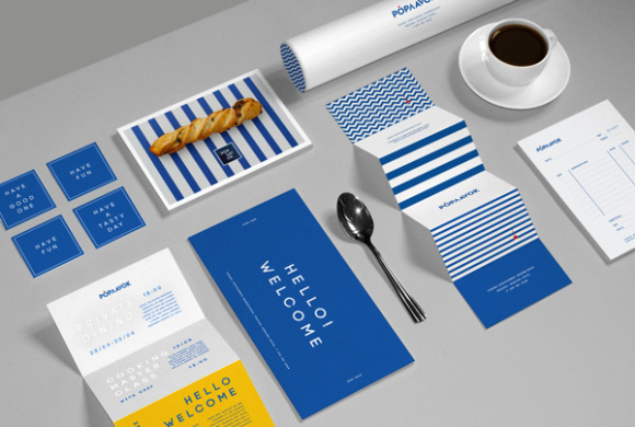 Poplavok fishing float restaurant ID 08 #print #identity