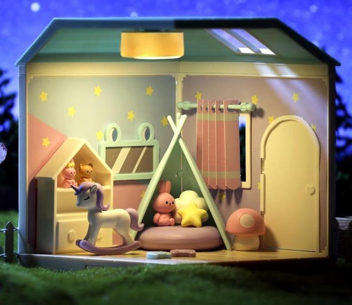 DIY Sweet Wooden Miniature Doll House | Shop For Gamers