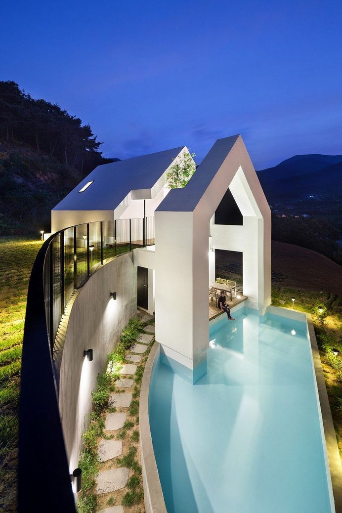 Pool Villa in South Korea by Rieuldorang Atelier 13
