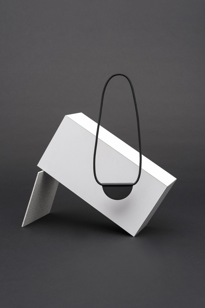 ONA Collection Agathe Palavioux Maud minimal geometric black and white cube wave circle round geometric form beautiful jewelry best new bra