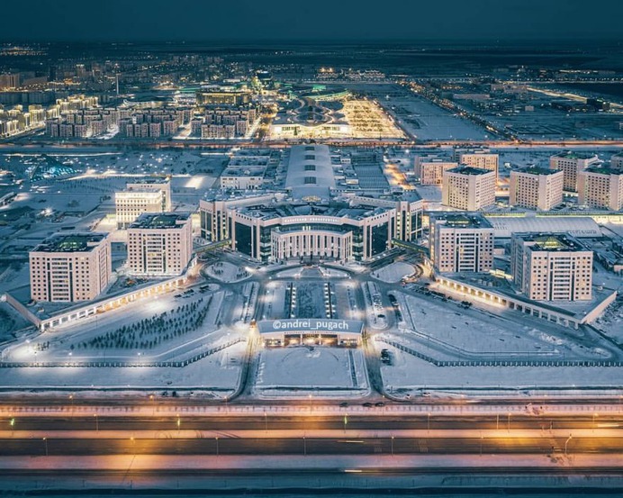 Astana From Above: Striking Drone Photography by Andrei Pugach