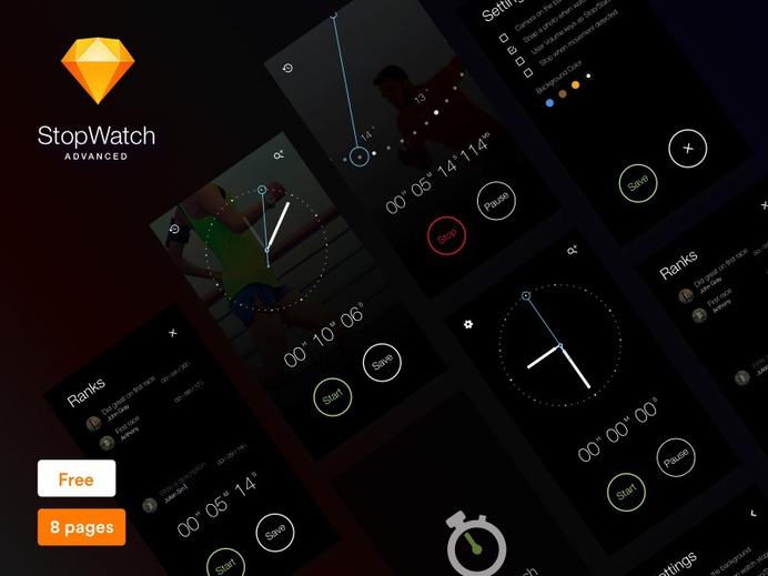 free ui kit sketch