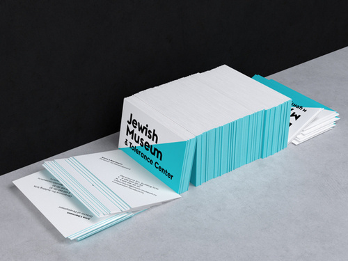 Jewish Museum & Tolerance Center on Fucking Identity #cards #identity #bussines