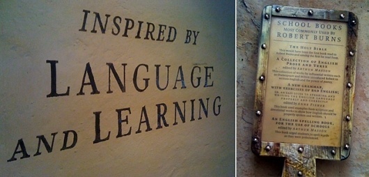 Tea & Type – Approachable, Affordable & Playful Design #robert #birthplace #museum #typography #burns