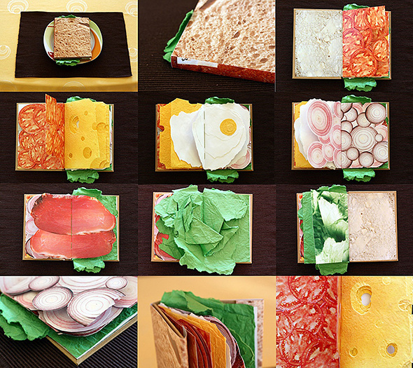 The Sandwich Book | Picame Daily dose of creativity #sandwich #design #graphic #book
