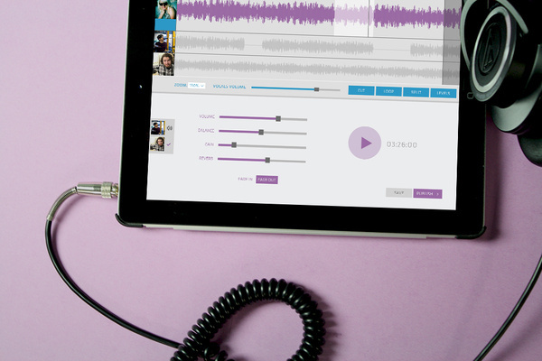 attune app #ux #ipad #recording #interface #ui #app #music #band