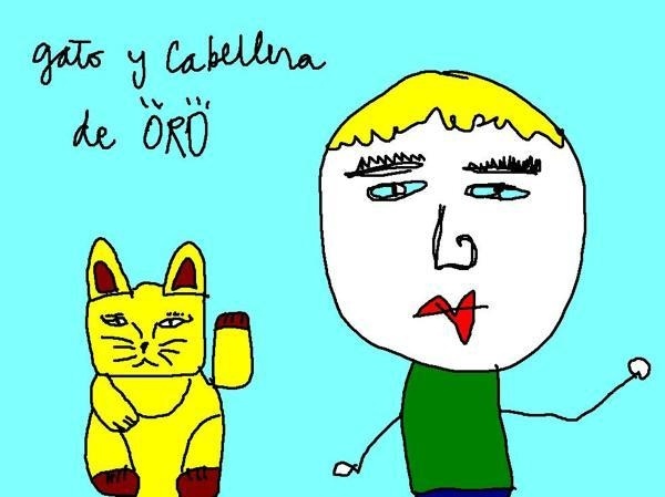 Paint forever #cometa #paula #cat #hair #paint #golden