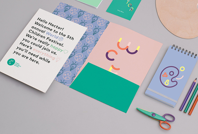 World Children's Festival by Eric Amaral Rohter #stationary #illustration #print #colourful