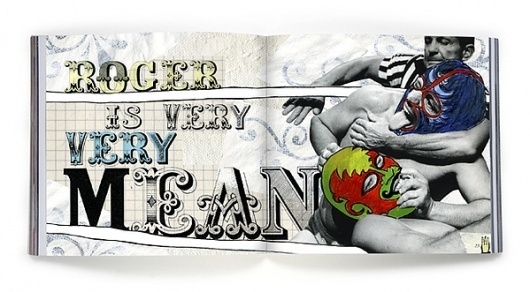 Masks and Muscles on the Behance Network #wrestling #typography