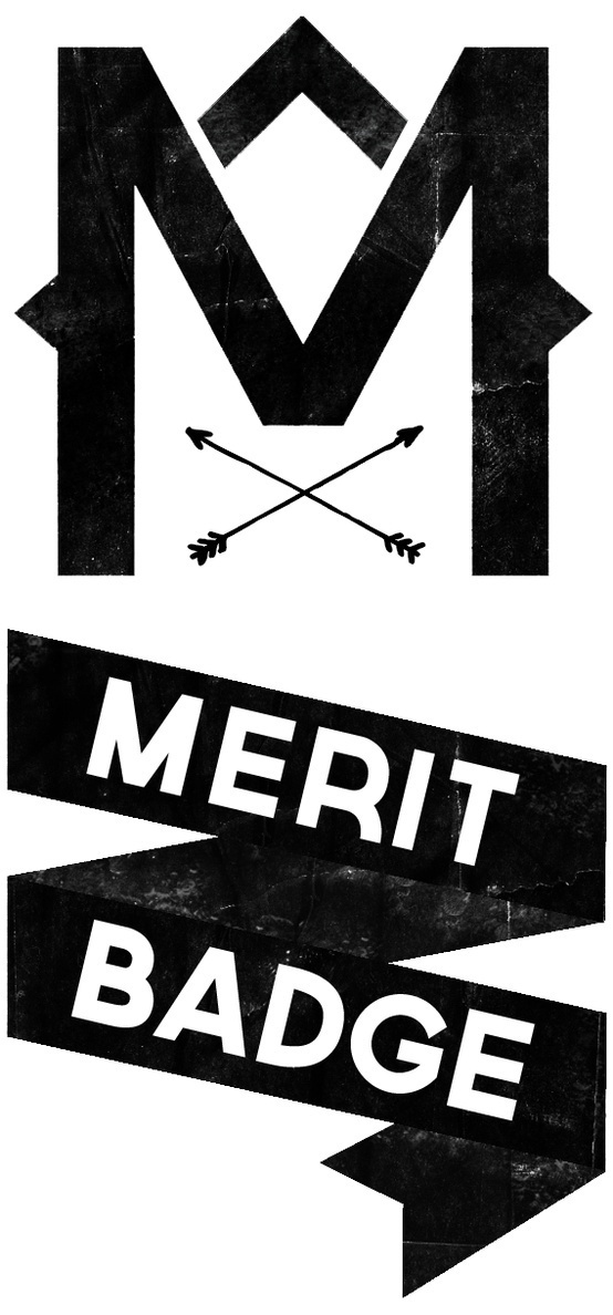 Merit Badge #arrows #type #logo