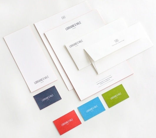 Lorraine G Vale | Fuzzco #stationary #branding