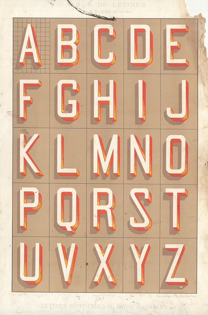 photo #type #specimen #alphabet #vintage