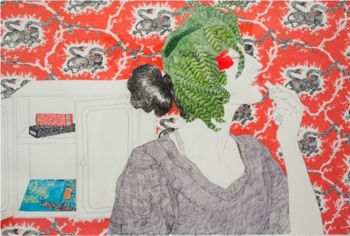 boxes of ephemera - New York illustrator, Hope Gangloff tackles the... #illustration