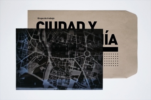 Ciudad y Ciudadanía | Sublima Comunicación #citizens #sublima #city #architecture #envelope #kraft #xray #paper #brochure