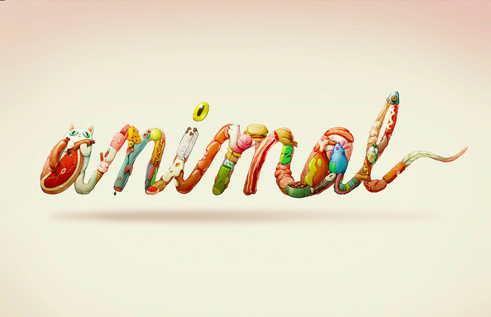 Marija Tiurina #logotype #collaboration #illustration #species #type #animal #typography