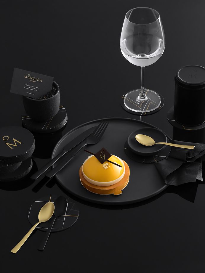 Mångata Pâtisserie launched as a luxury bakery in Saigon, serving high quality, well-designed cakes with a high-tea concept. M — N Associates worked to create a unique, strong and sustainable visual identity system for the packaging and other brand materials. For more of the most beautiful designs visit mindsparklemag.com