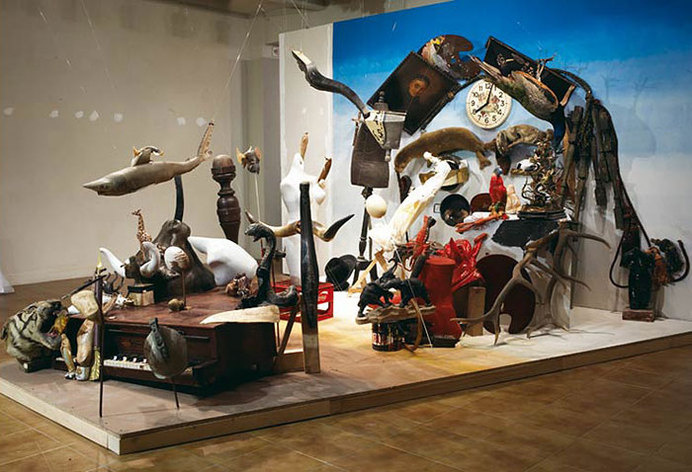Assemblage installations by Bernard Pras