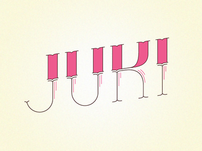 T&J Juki #font #lettering #typeface #type #typo #typography