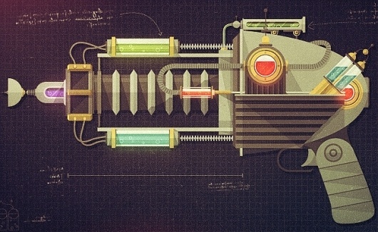 Raygun52 - Justin Mezzell #illustration