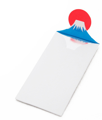 Designersgotoheaven.com Mount Fuji envelope. #color #envelope