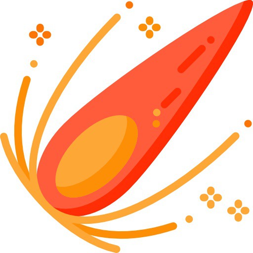 See more icon inspiration related to meteor, space, comet, Asteroid, miscellaneous, astronomy, education and nature on Flaticon.