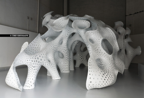 CJWHO ™ (Frac Centre Pavilion by THEVERYMANY Design team:...) #construction #installation #design #rhino #architecture #art #3d