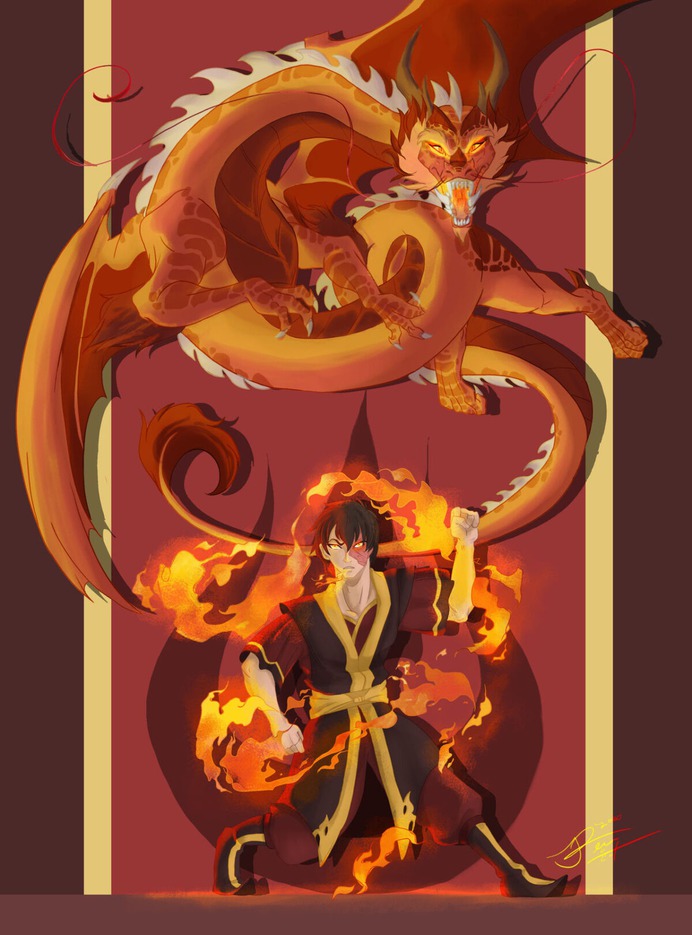 Zuko of the Fire Nation by TopazTigerCreations