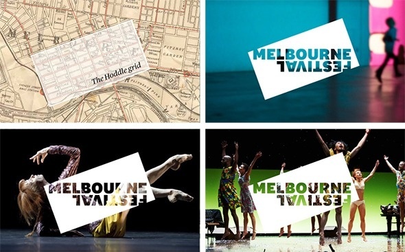 Festival Melbourne #logotype #print #identity #grid