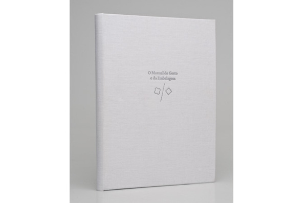 O Manual do Gesto e da Embalagem on Behance #letterpress #editorial #white