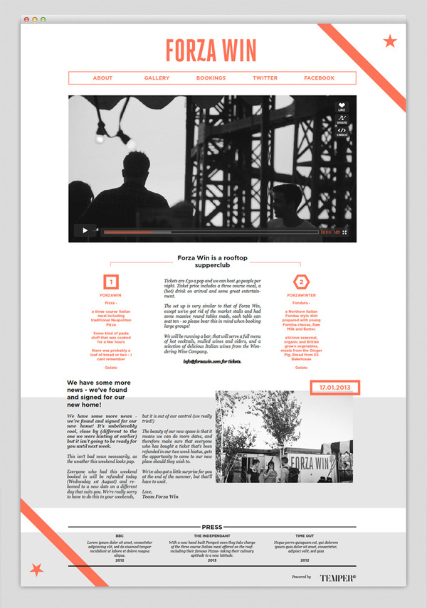 Forza Win #tumblr #design #interface #website #web