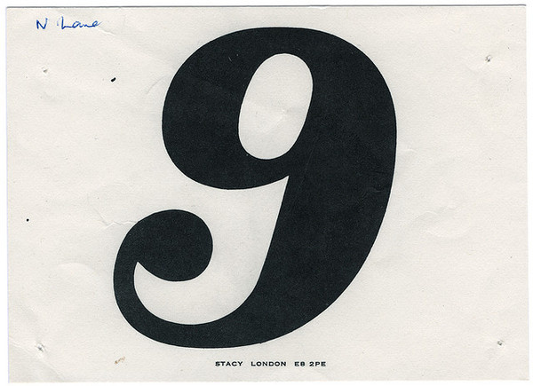 old race numbers #typography