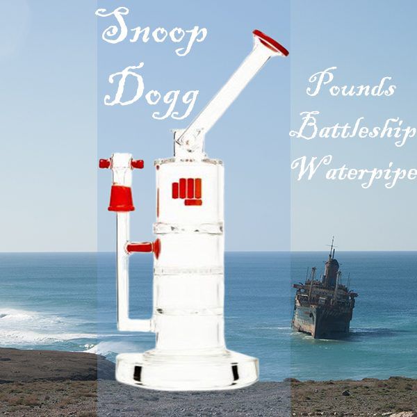 Designed by Snoop Dogg - Large Red Water Pipe Bubbler Bong - Triple Percolators for Wax & Herb Bowls https://wisepipes.com #bong #pipe #snoopdogg
