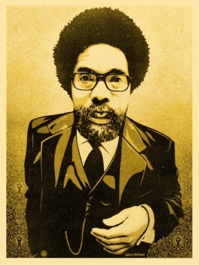 Cornel West Print - OBEY GIANT #feirey #illustration #poster #obey #shepard