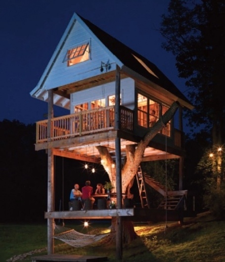 Favorite Places and Spaces / A well traveled woman #photo #arquitecture #house #tree