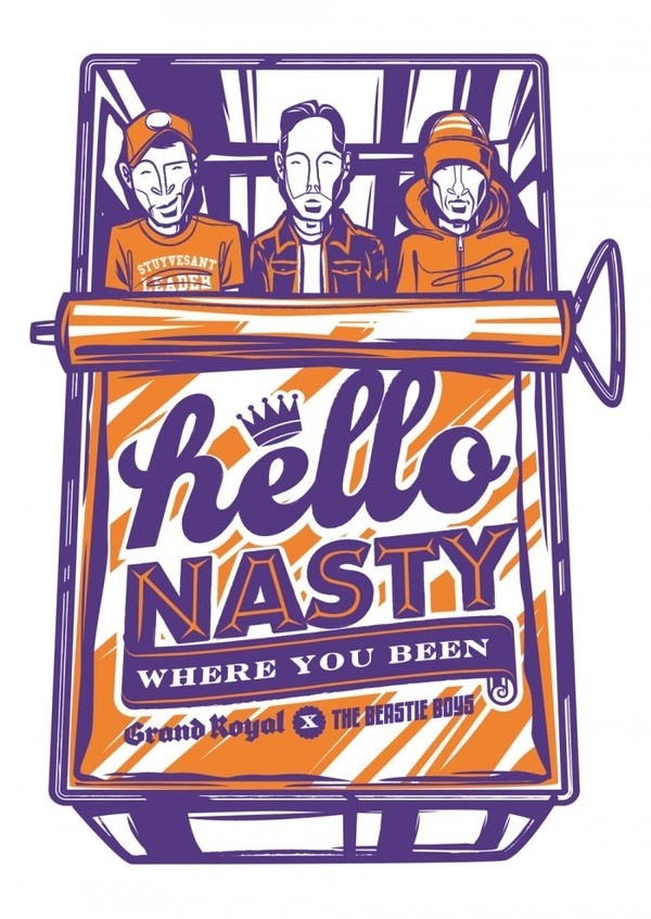 Beastie Boys | Illustrator: Travis Price: Melbourne Victoria Australia Vector #vector #beastie #risograph #illustration #boys