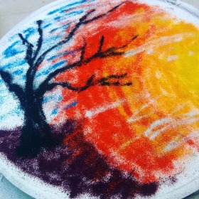 HANDMADE FLOATING RANGOLI