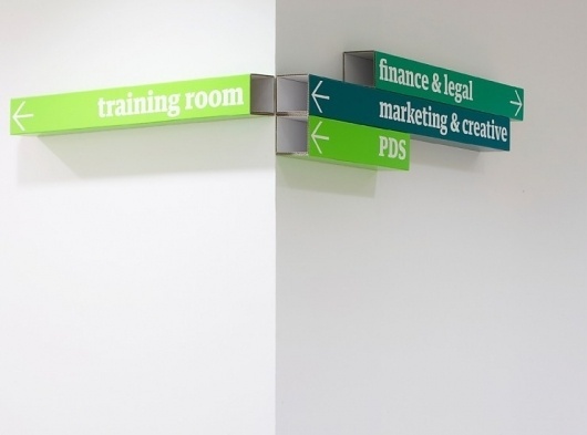 Kings Place offices wayfinding & signage | Cartlidge Levene #signage #type