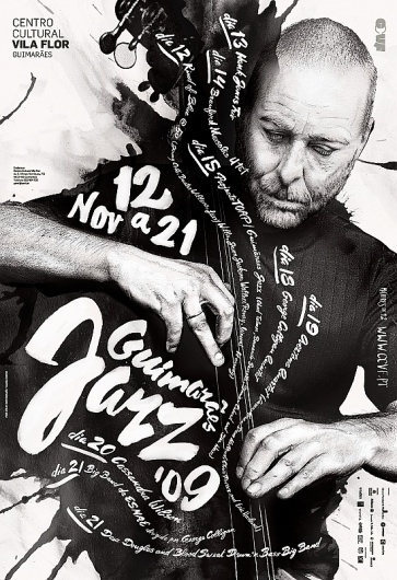 Guimarães JAZZ 2009 on the Behance Network #jazz #lettering #concert #poster