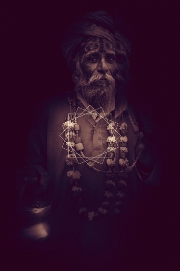 LOOMINOUS : Visions of a third world on the Behance Network #sepia #photography #necklace #man #shadow