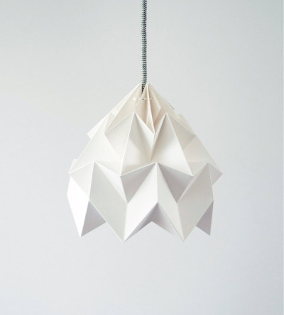 MOTH ORIGAMI LAMPSHADE WHITE