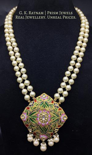 Pendant - gold diamond polki kundan meena jadau jewellery